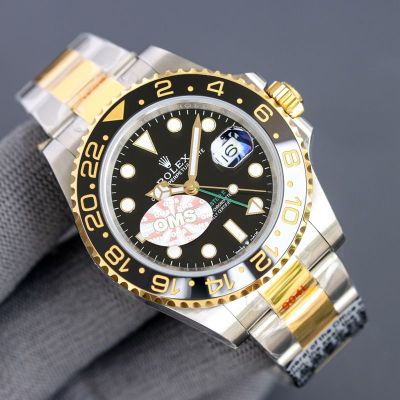 OMS Factory ROLEX GMT-Master II Replica with Two-tone 40mm  3186/3285Movement Watch